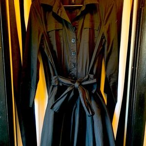 Banana Republic black cocktail dress with belt!